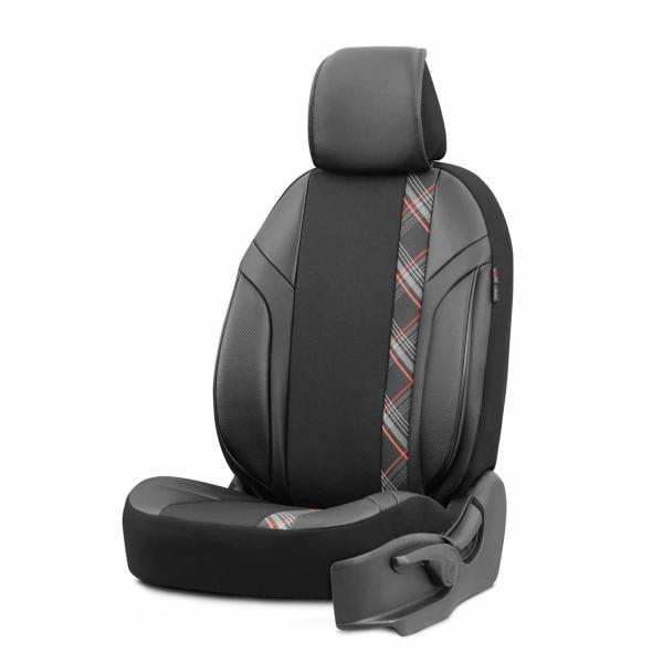 Auto Sitzbezug Set Universal Vorne und Hinten Komfortabel Komplett Set